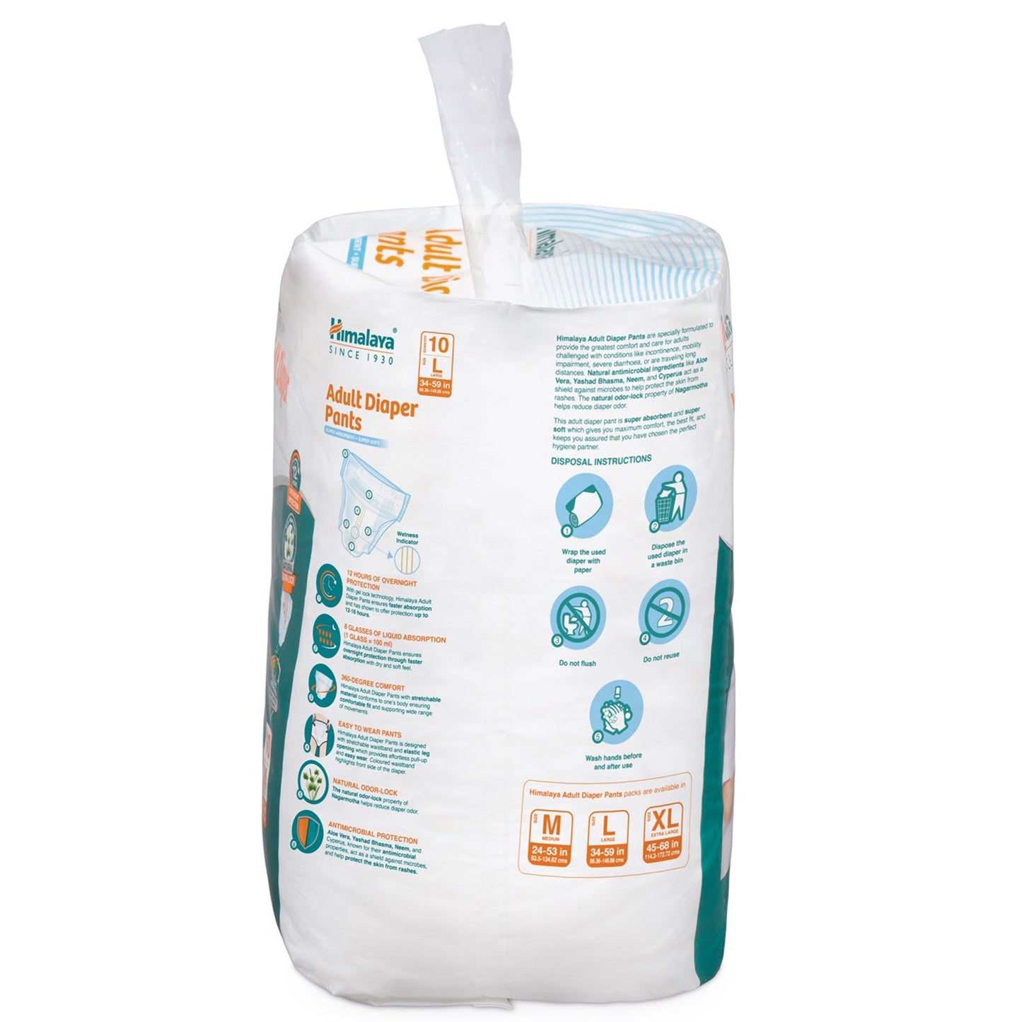 Adult Diaper Pants Extra Large - 10's Pack