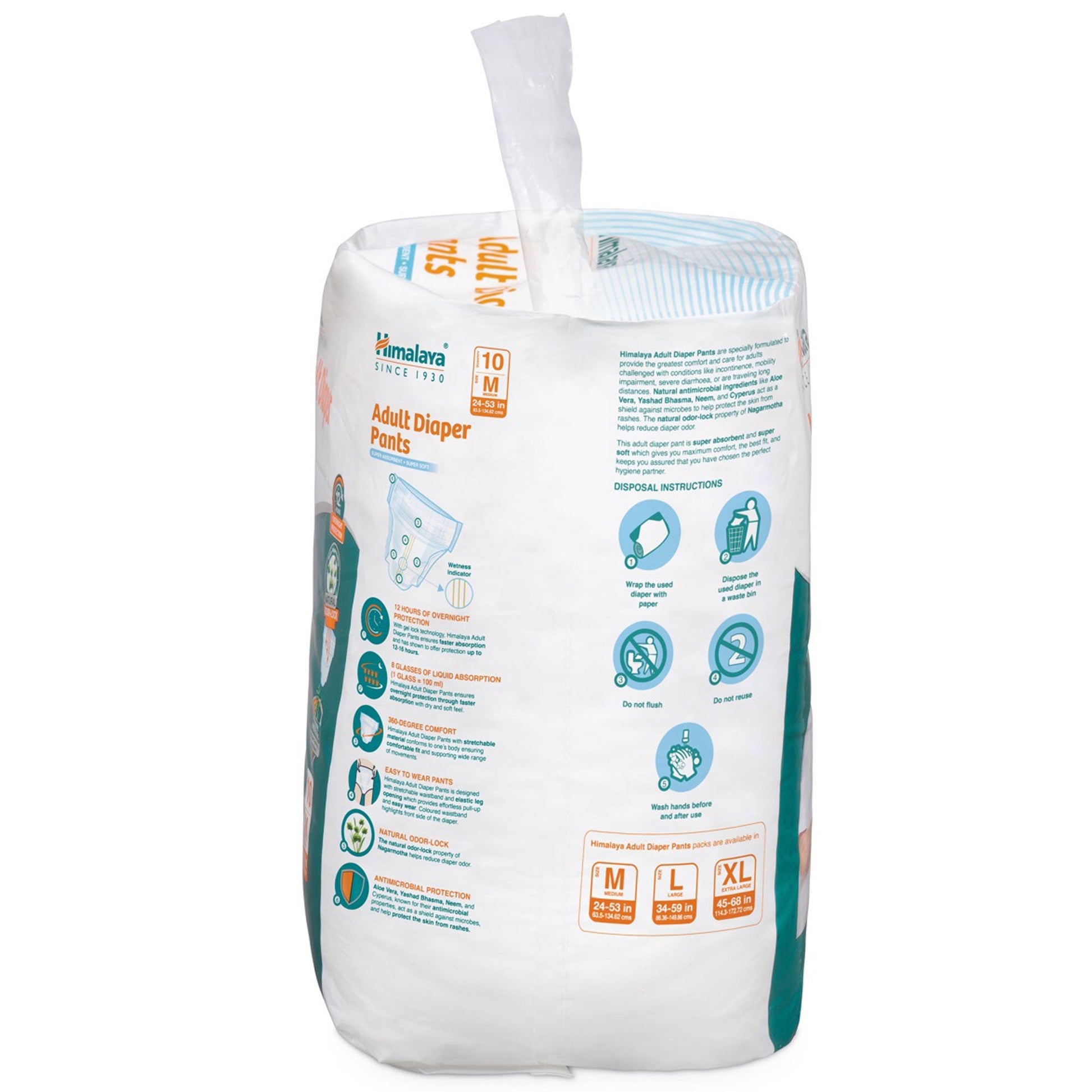 Adult Diaper Pants Extra Large - 10's Pack