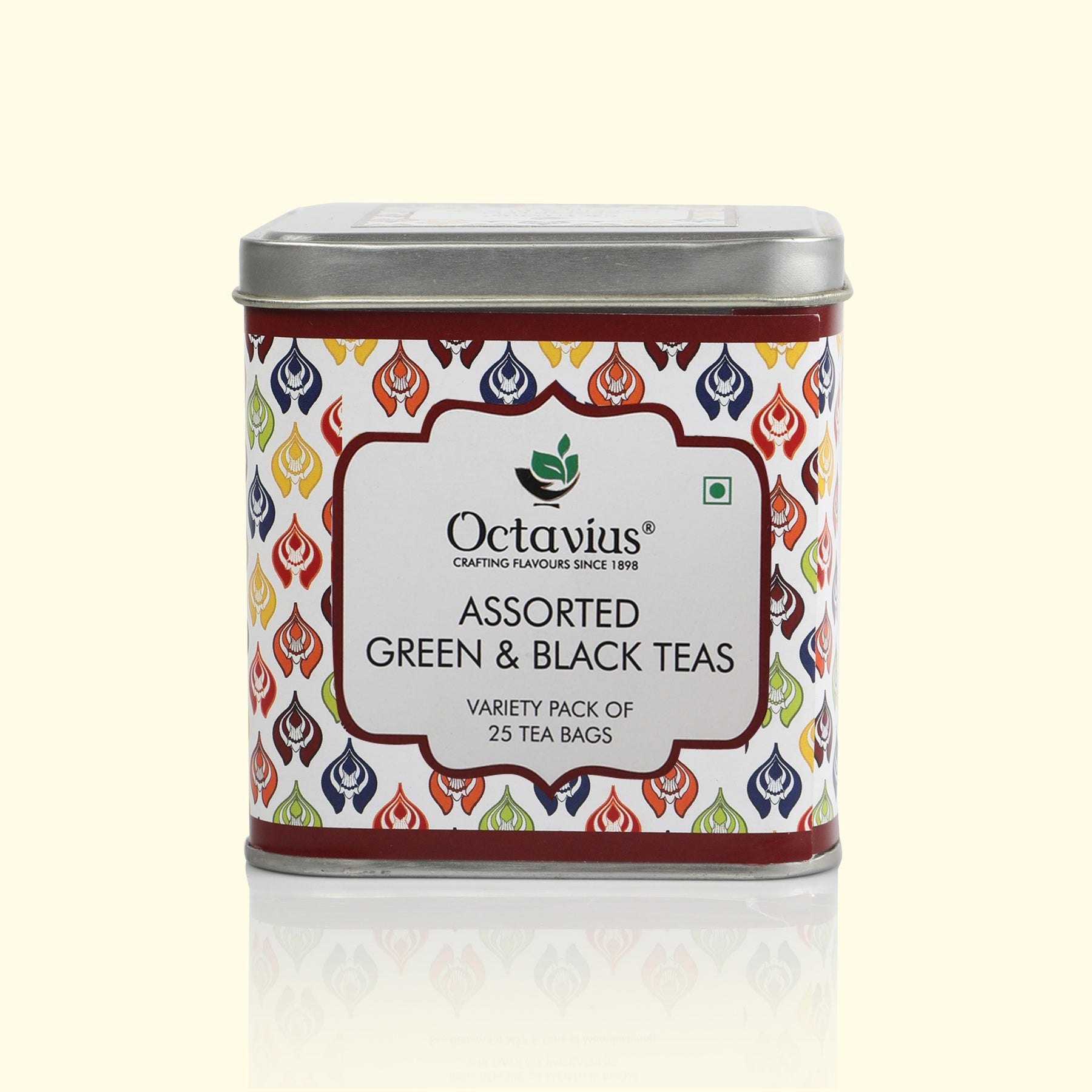 6 Assorted Black & Green Teas - 25 Teabags 25teabags