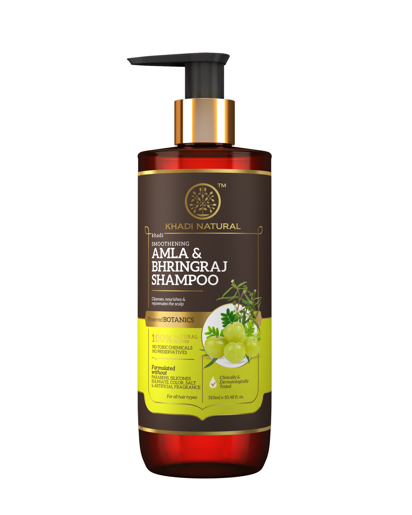Amla & Bhringraj Hair Cleanser - SLS, Parabens, Color, Salt & Artificial Fragrance Free 310ml