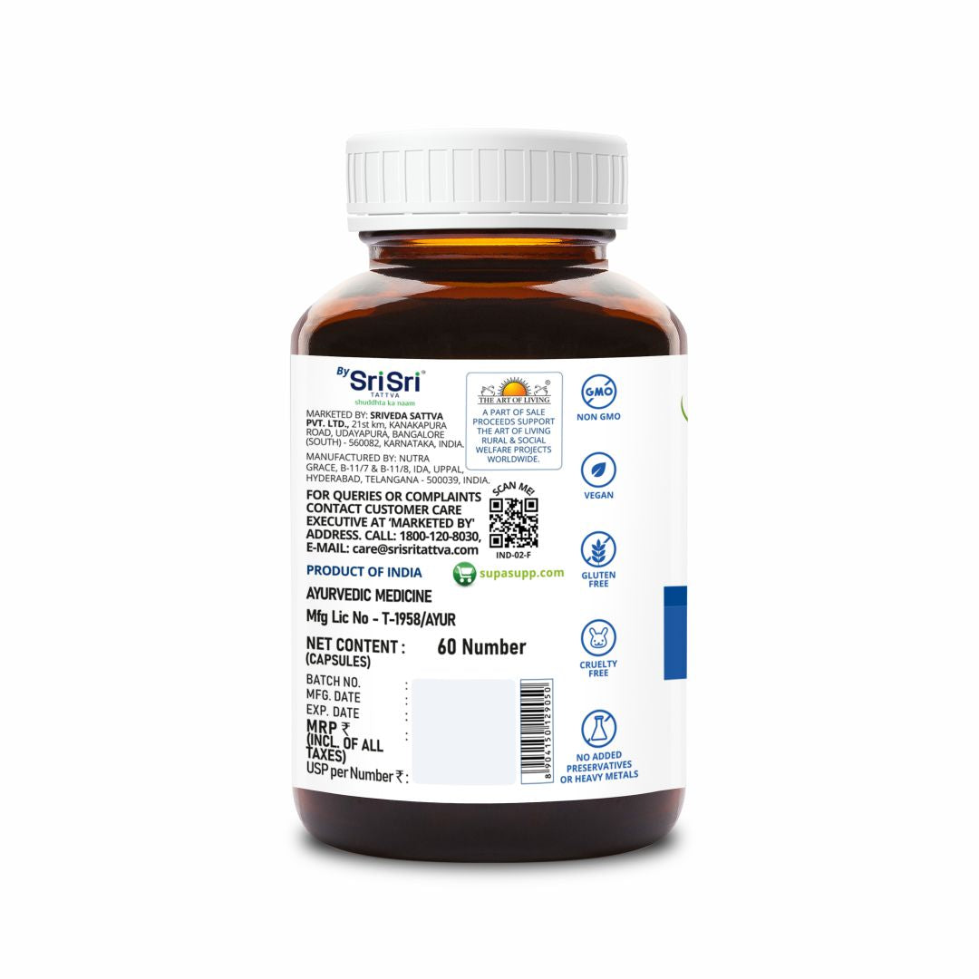 SupaSupp Almond Oil Memo Charge | Improves Memory, Enhances Longevity, Supports Nervous System | Vitamin E | Health Supplement | 60 Veg Cap, 500 mg 500mg