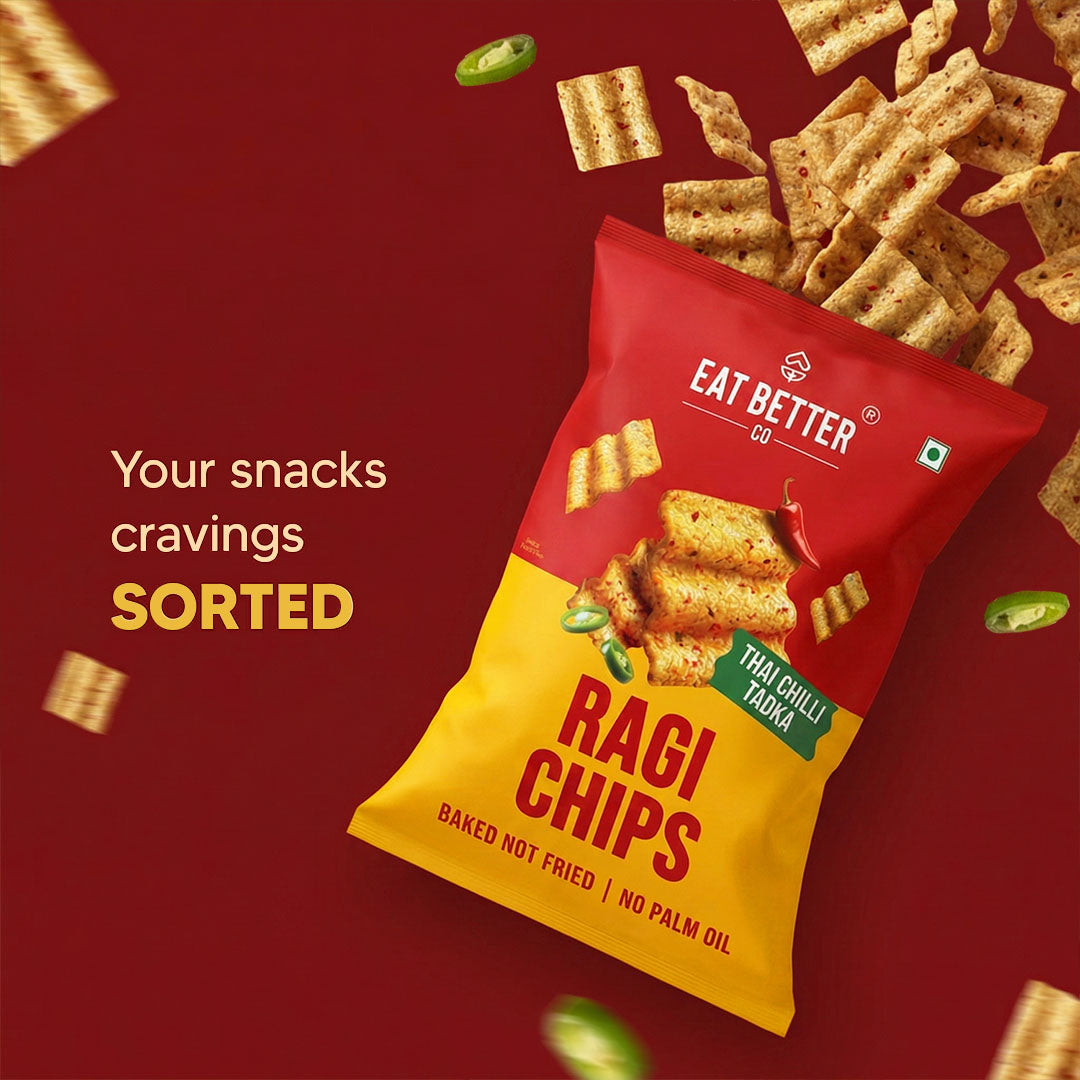 Ragi Chips Thai Chilli Tadka 110g