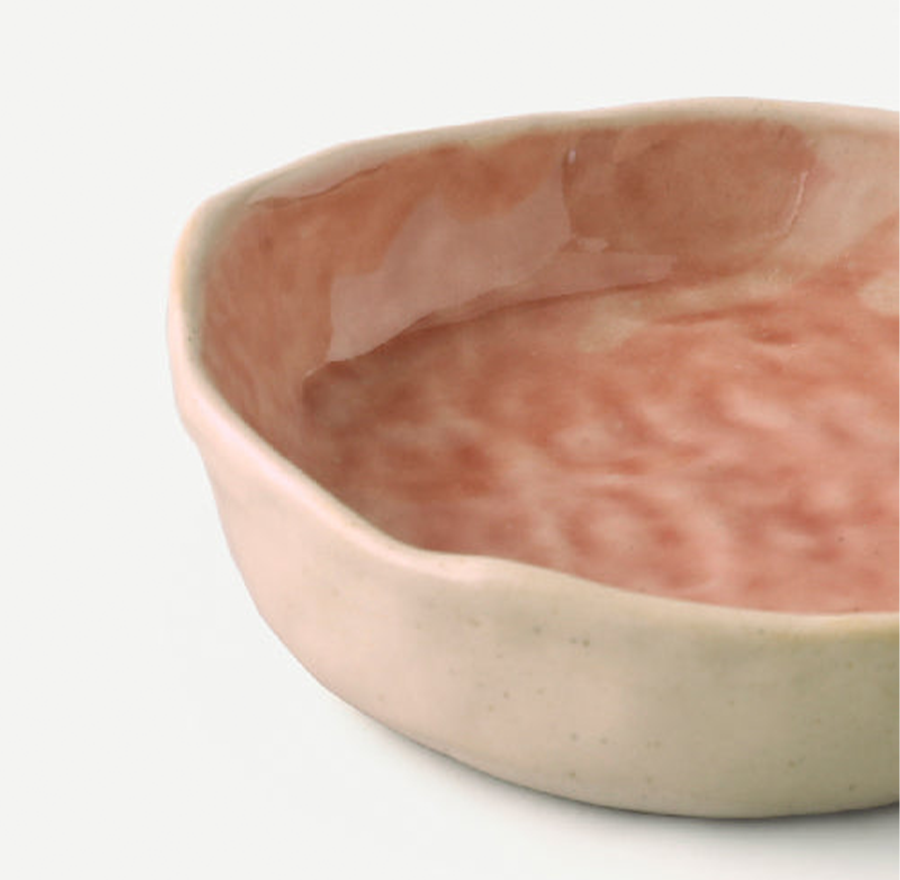 MOIRA ROSE PLATTER (SET OF 2) 14.5(長さ) x 14.5(幅) x 2.3(高さ); 直径: 14.5