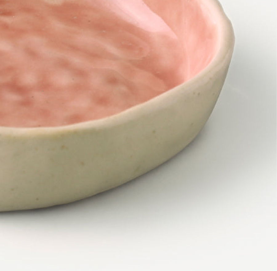 MOIRA ROSE PLATTER (SET OF 2) 14.5(長さ) x 14.5(幅) x 2.3(高さ); 直径: 14.5