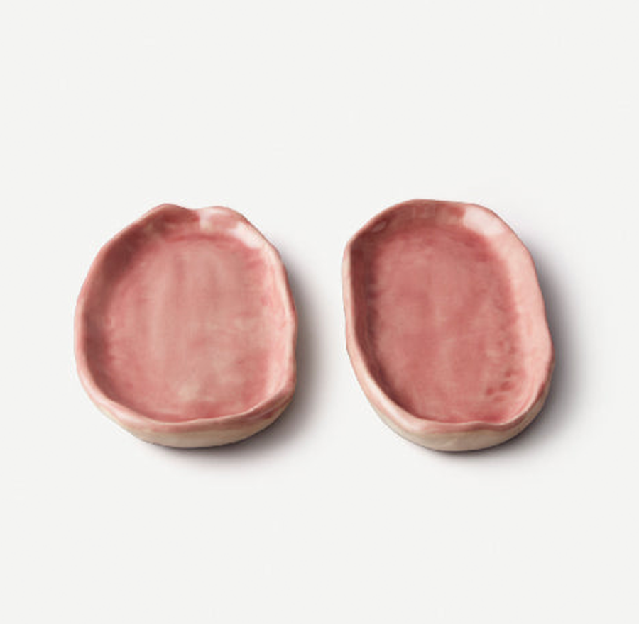 ARCANA ROSE PLATTER (SET OF 2) 17.4(長さ) x 8.2(幅) x 1.8(高さ)