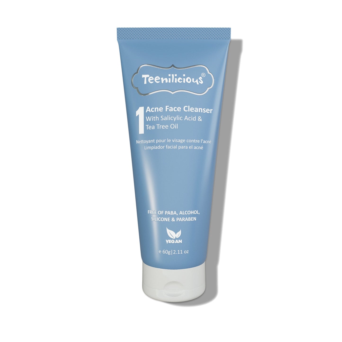 Teenilicious Acne Face Cleanser For Blackhead & Whitehead With Salicylic Acid