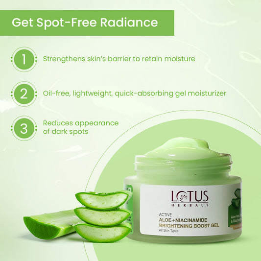 Active Aloe + Niacinamide Brightening Boost Gel 50 g