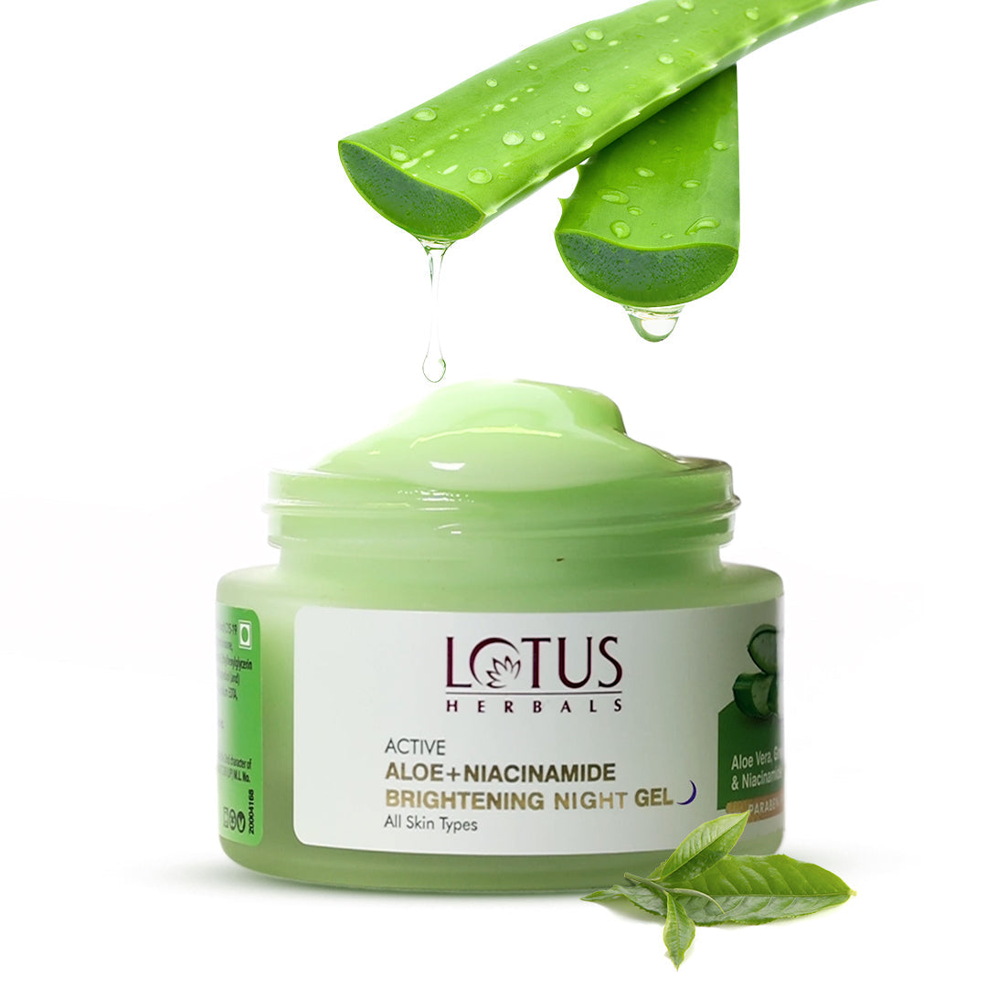 Active Aloe + Niacinamide Calm & Brighten Night Gel 50 g