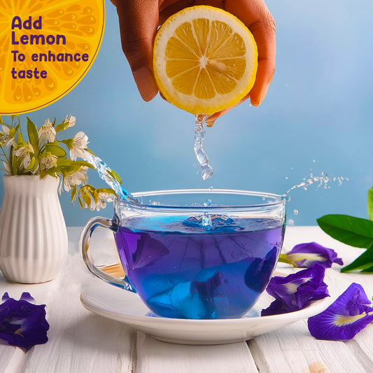 Butterfly Pea Flower Herbal Tea - 100g (200 Cups) 100G