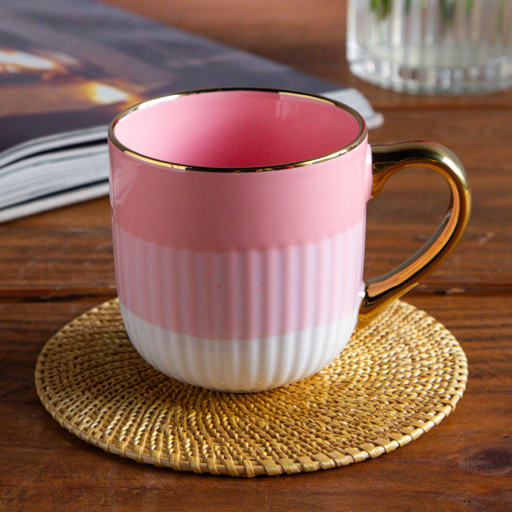 Radiance Coffee Mug Rose Glow (Set of 2) – 300 ml 300ml