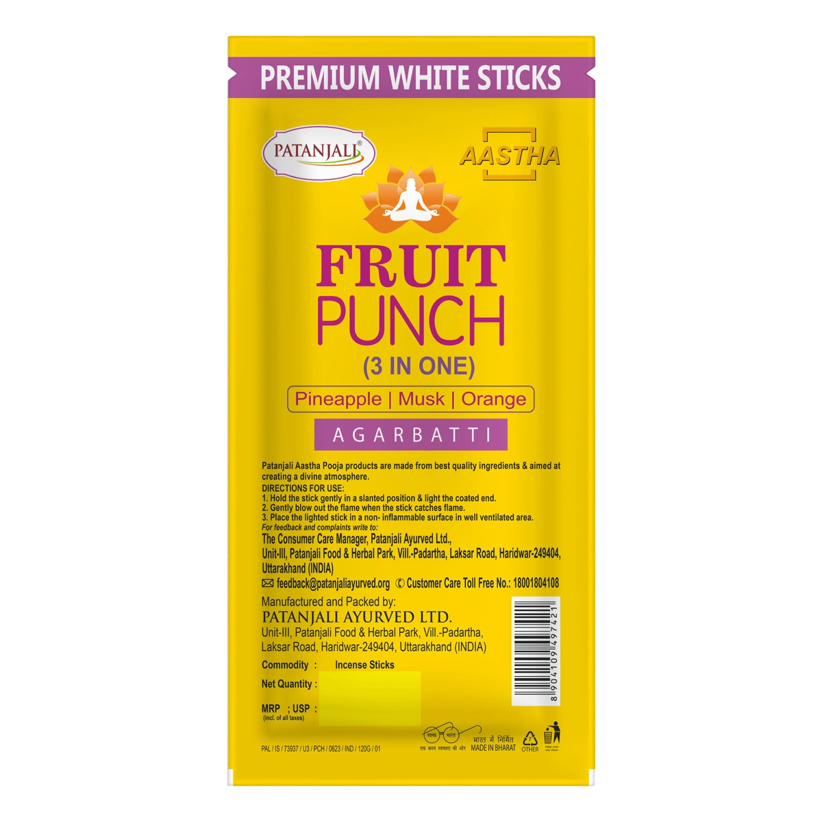 Aastha Agarbatti W Stick Fruitpunch -New
