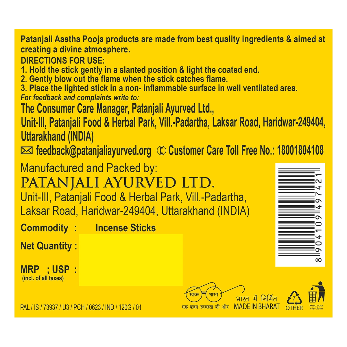 Aastha Agarbatti W Stick Fruitpunch -New