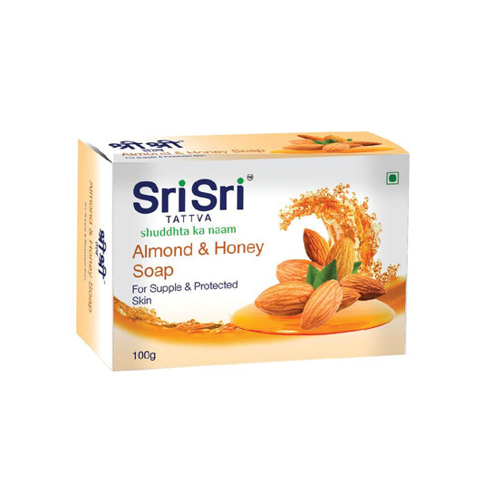 Almond Honey Soap - For Supple & Protected Skin, 100 g 100g