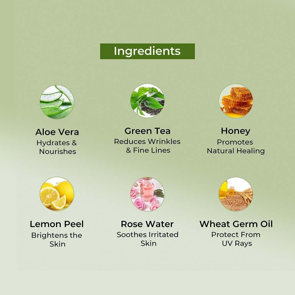 Bio Organic Pure Aloe Vera Gel - Pack of 4