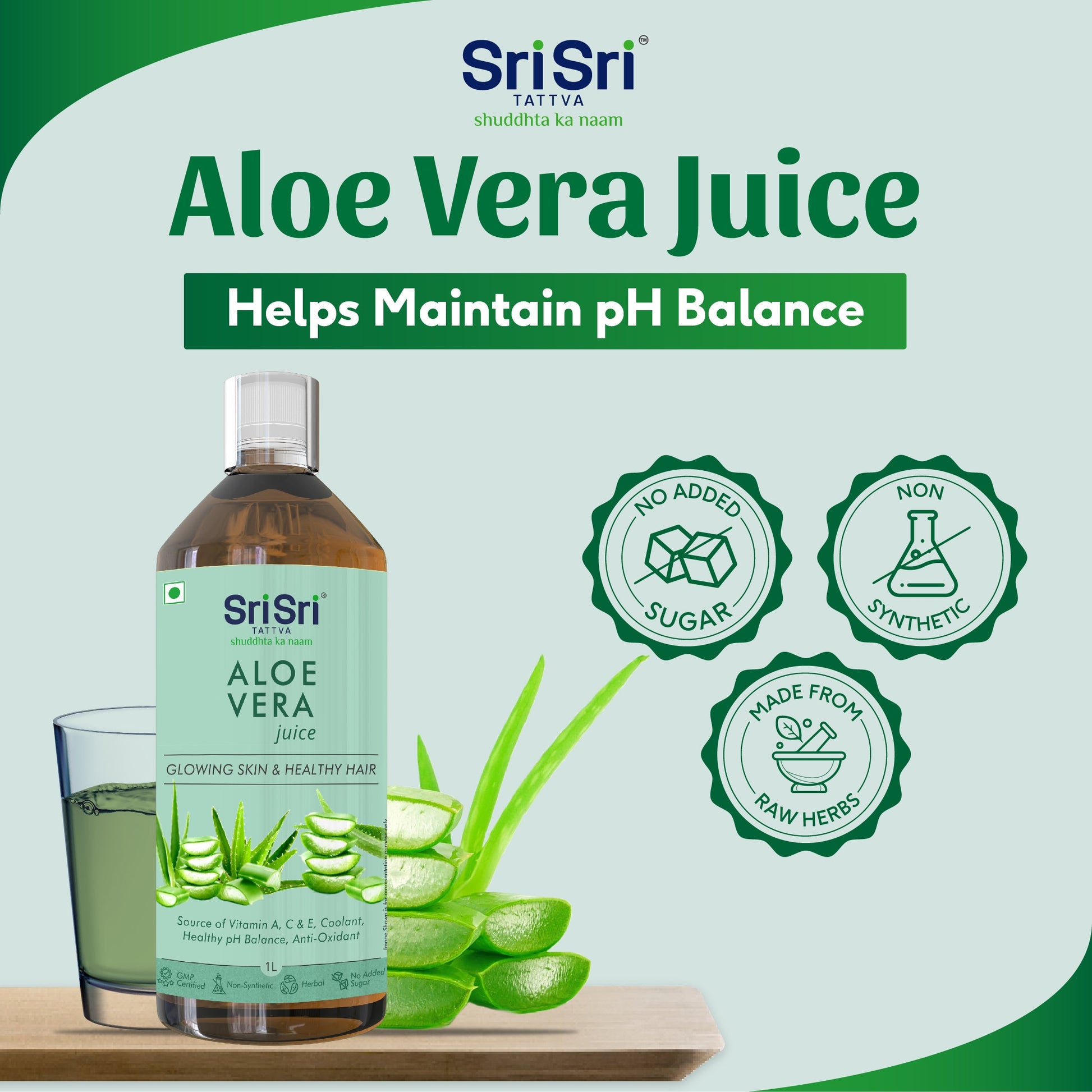 Aloe Vera Juice | No Added Sugar | 1 L 1L