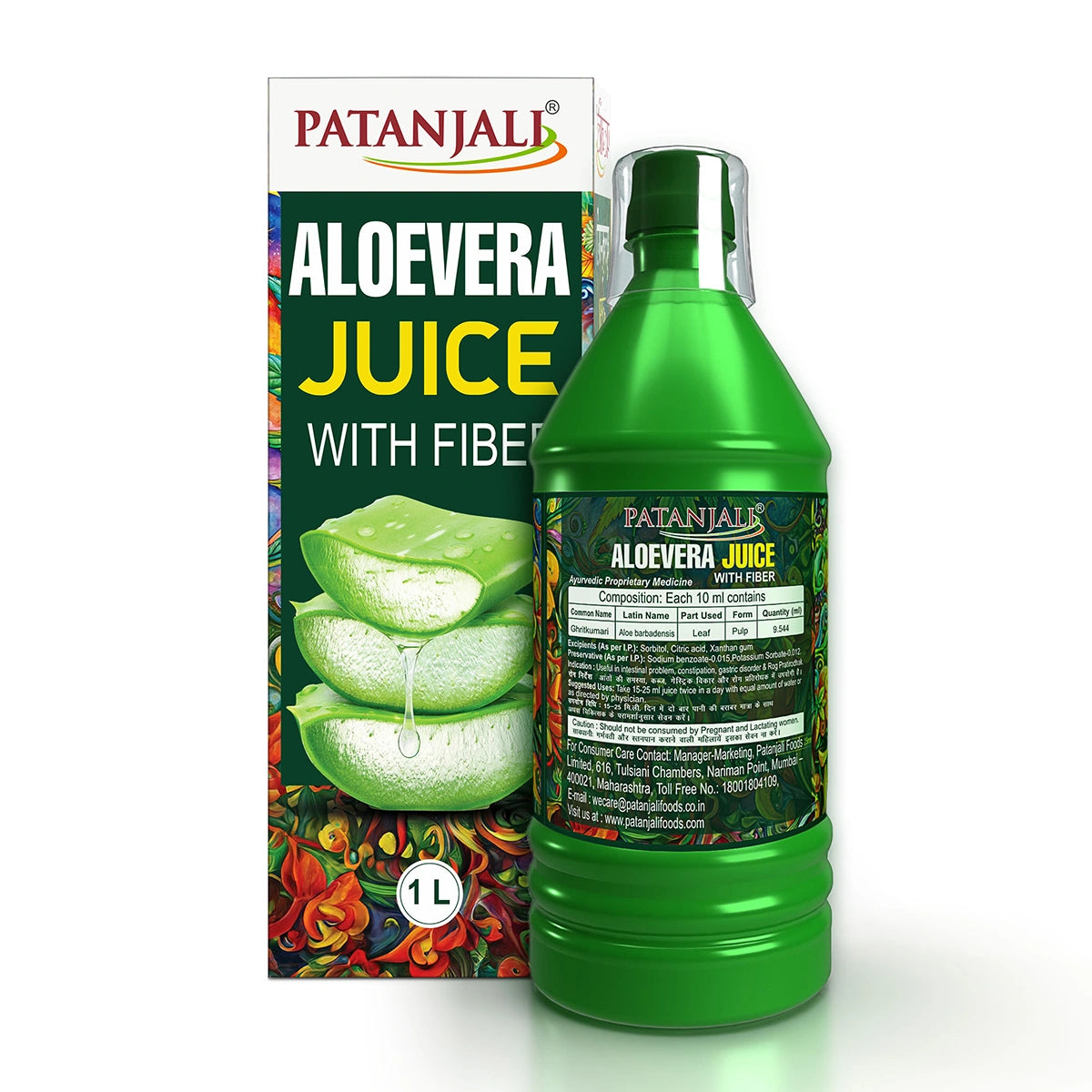 Patanjali Aloevera Juice With Fiber (1000 ml)