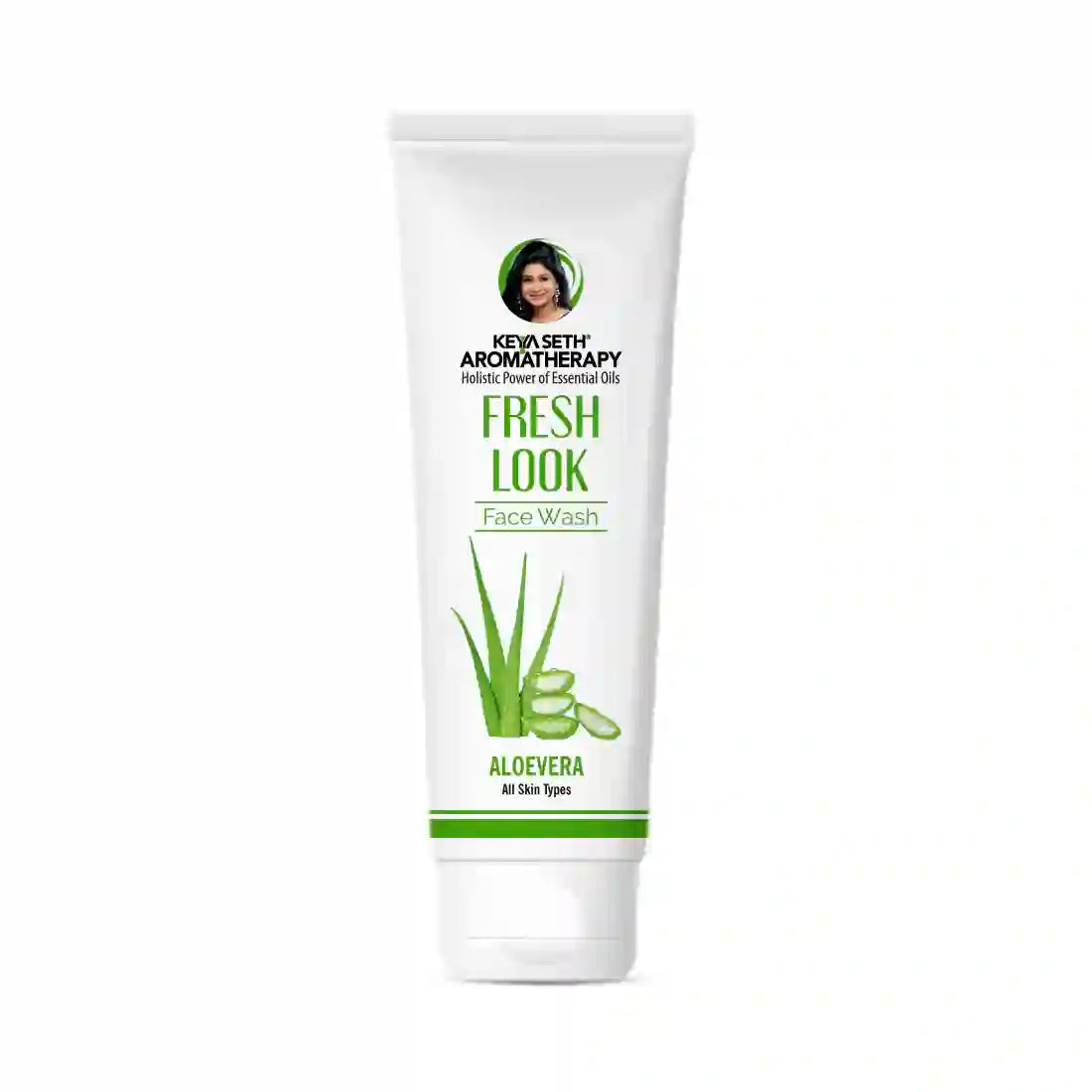 Fresh Look Aloe Vera Face Wash, with Lemon Essential Oil, Mild Hydrating, Moisturizing, Foaming, All Skin Types 100ml