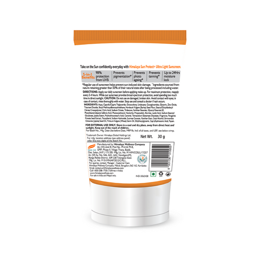 Himalaya Sun Protect+ Ultra-Light Sunscreen 50g Light Tint