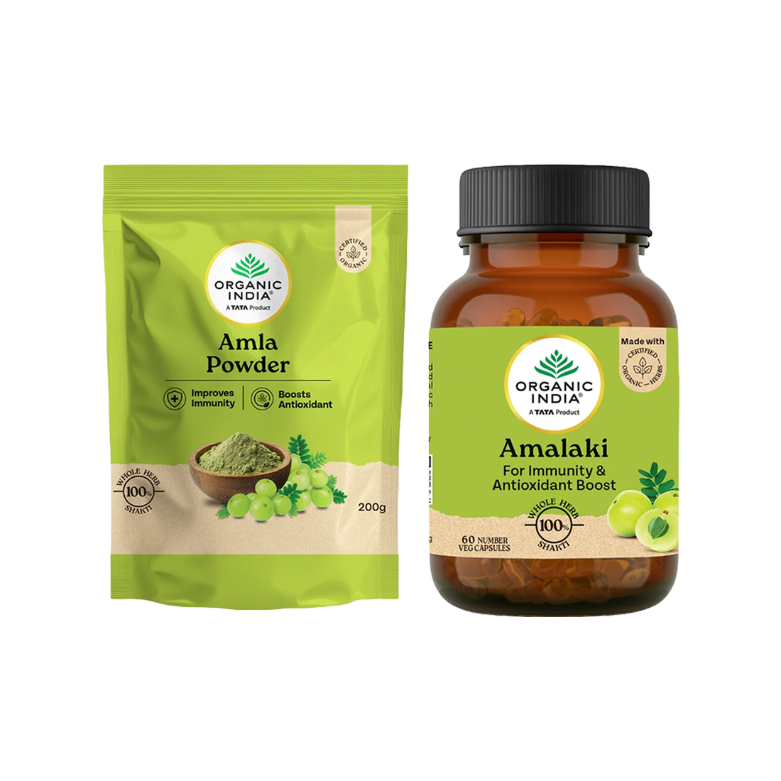 Amalaki Capsules & Organic Amla Powder Combo