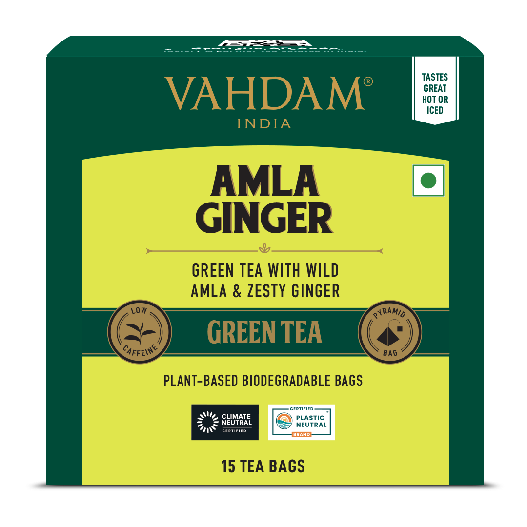 Amla Ginger Green Tea -  15 Count 15 Count