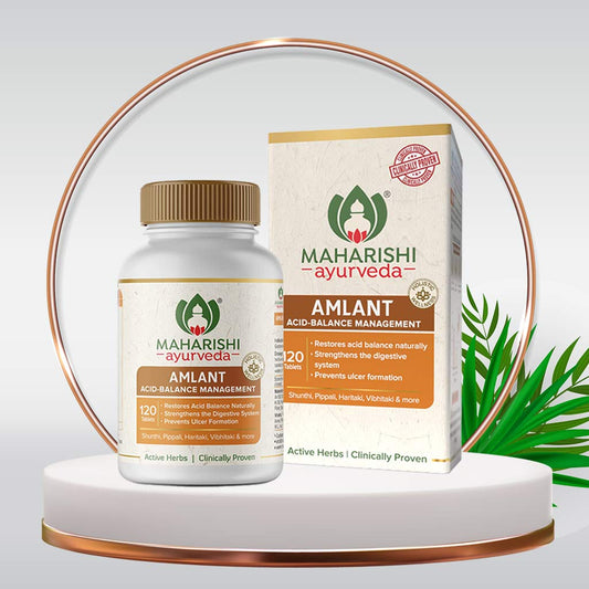 Maharishi Ayurveda Amlant Tablet-Ayurvedic Support for Gut Health & Acidity