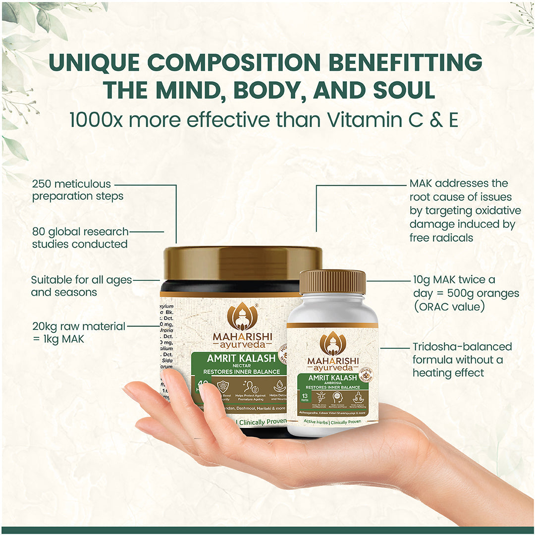 Maharishi Ayurveda Amrit Kalash Dual Pack | Supports Holistic Health