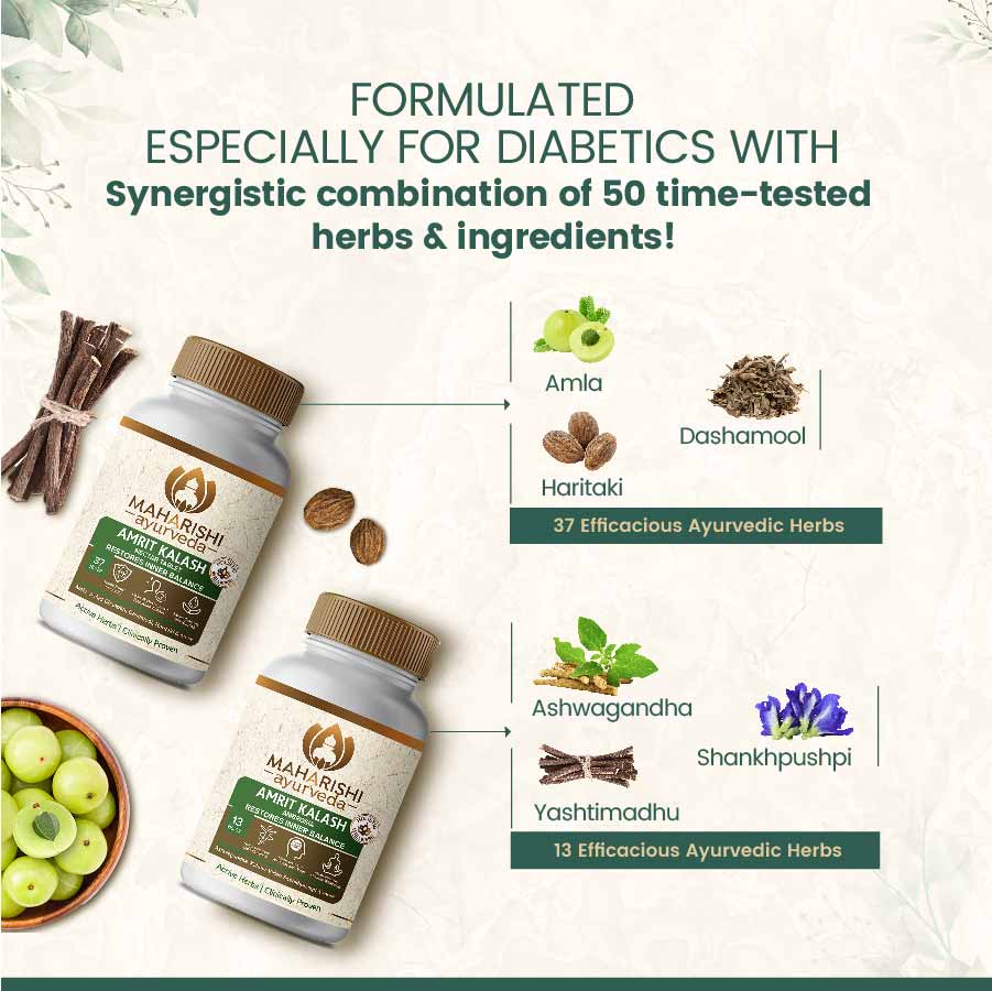Maharishi Amrit Kalash Dual Pack Sugar Free | Supports Holistic Wellness