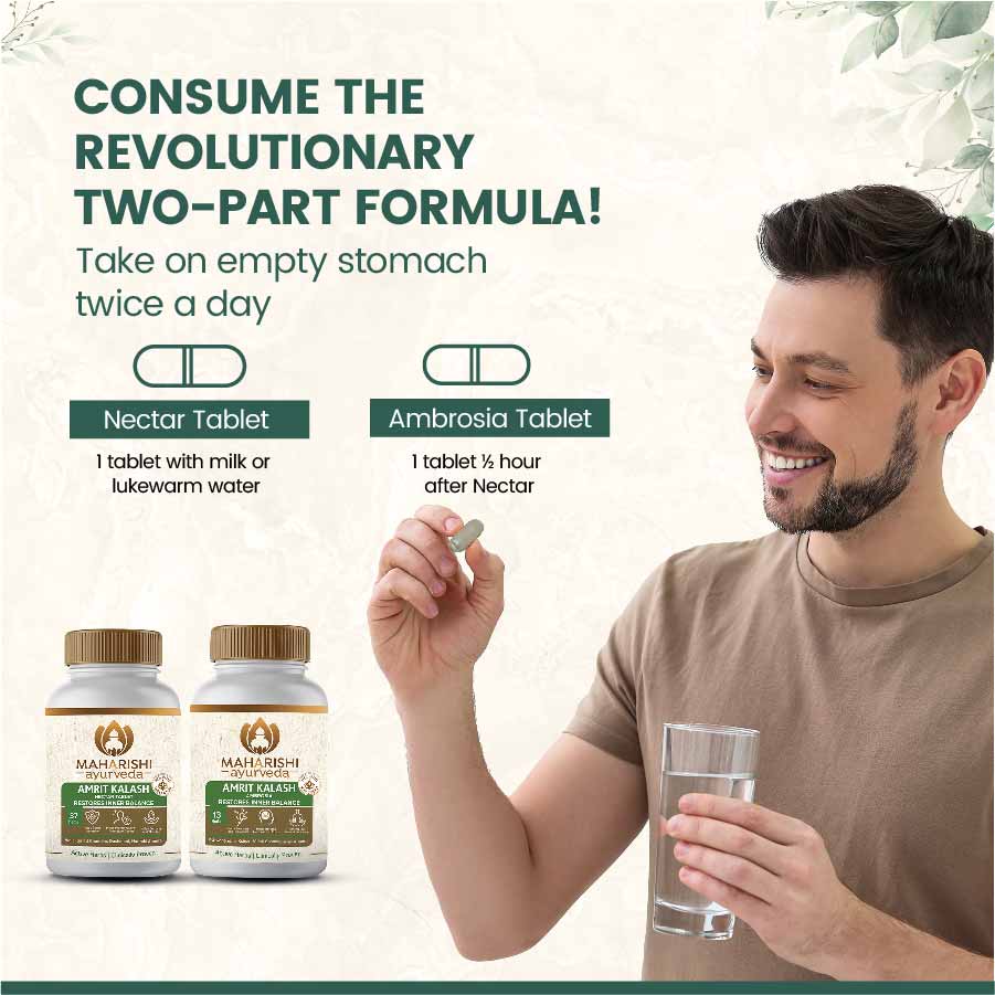 Maharishi Amrit Kalash Dual Pack Sugar Free | Supports Holistic Wellness