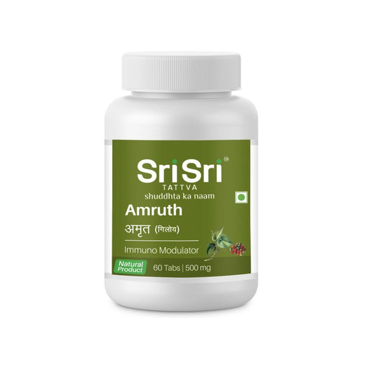 【Sri Sri Tattva】 Amruth Immuno Modulator｜ アムルット 免疫モジュレーター｜ 60錠