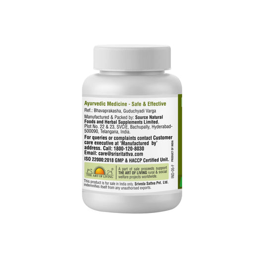 Amruth - Immuno Modulator | Immunity Booster | Anti-Bacterial & Anti-Viral | 60 Tabs, 500 mg 500mg