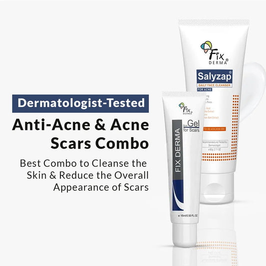 【Fixderma】 Anti-Acne & Acne Scars Combo｜肌荒れケア&肌荒れ跡ケア コンボ｜75g