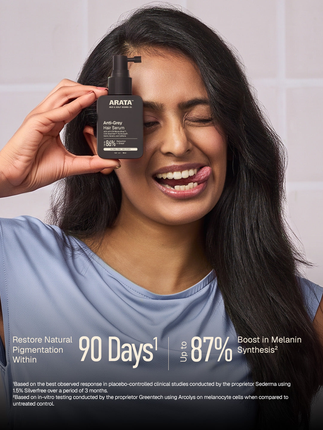 【Arata】 Anti-Grey Hair Serum - 50 ml｜アンチグレイ ヘアセラム｜50 ml