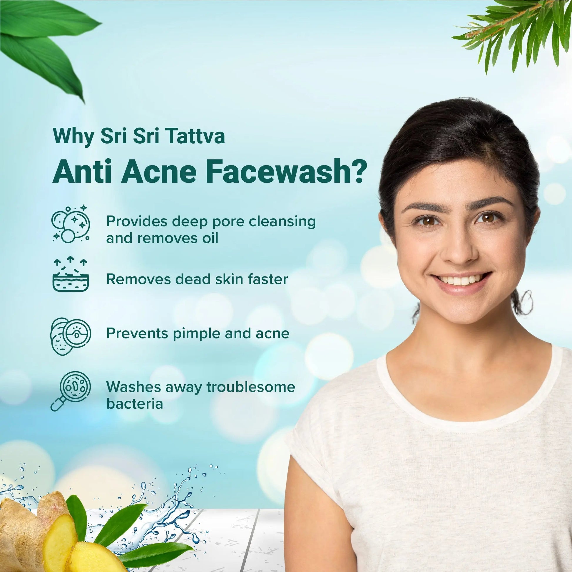 Anti Acne Face Wash - For Radiant & Spotless Skin, 60 ml 60ml