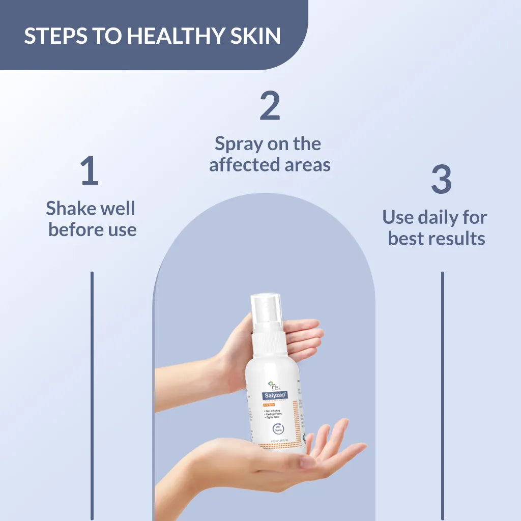 Salyzap Spray for Body Acne 100ml