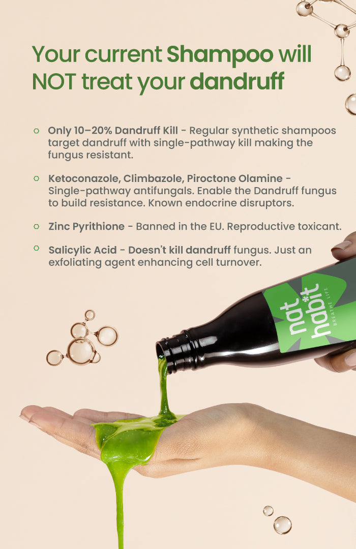 Anti-Dandruff Neem Beracyl™ Navdha Shampoo 250ml × 2