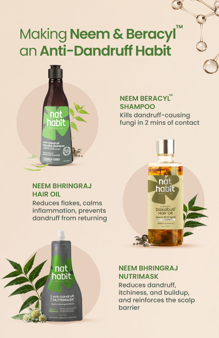 Anti-Dandruff Neem Beracyl™ Navdha Shampoo 250ml