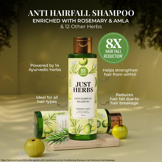 Anti Hairfall Shampoo | Rosemary, Amla & 12 Herbs 200ml