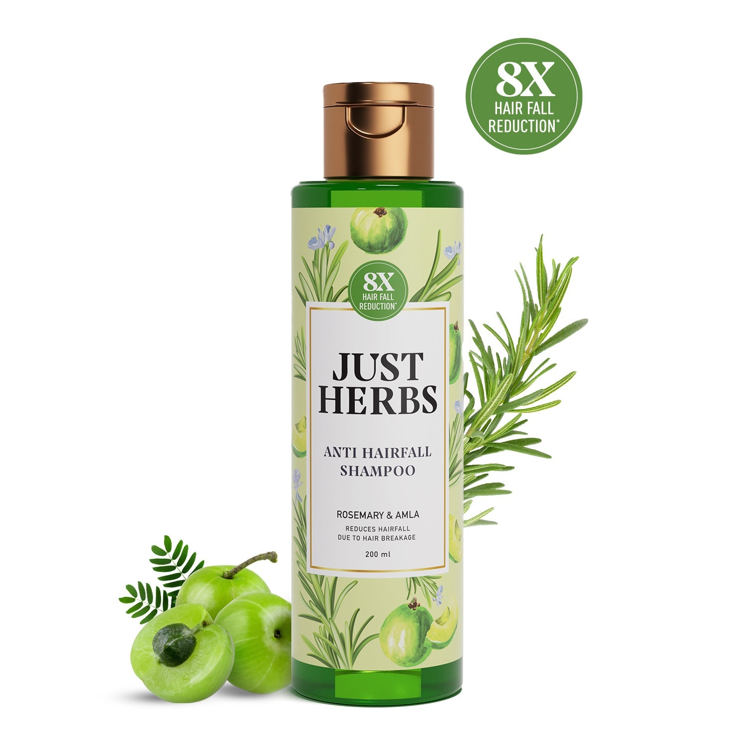 Anti Hairfall Shampoo | Rosemary, Amla & 12 Herbs 200ml