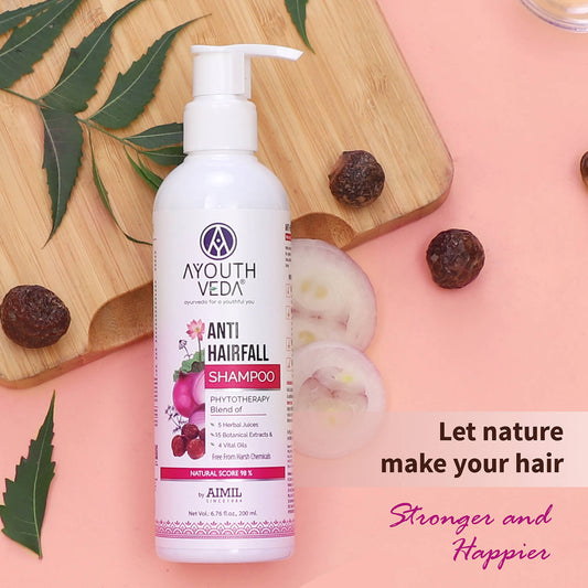 Anti-Hair Fall Shampoo with Onion and Coffee -(Net Qty- 200ml) 200ml