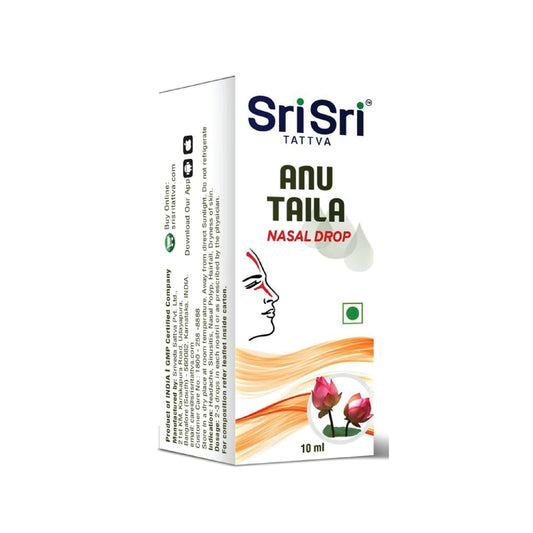 【Sri Sri Tattva】 Anu Taila Nasal Drops｜ アヌ・タイラ 点鼻液｜ 10ml
