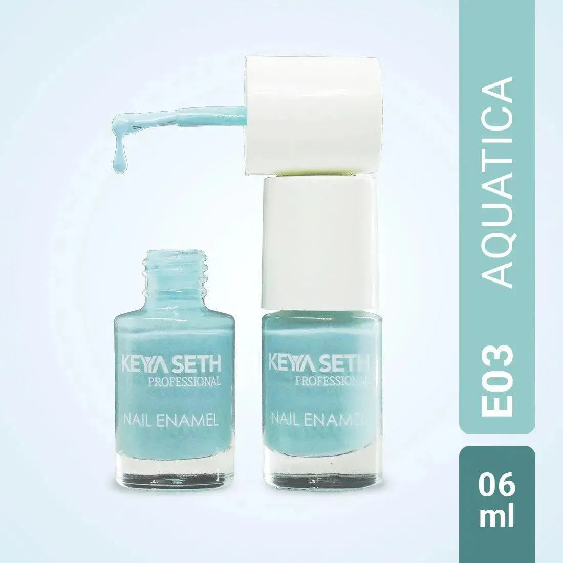 Flamingo + Aquatica Long Wear Nail Enamel Enriched with Vitamin E & Argan Oil 12g