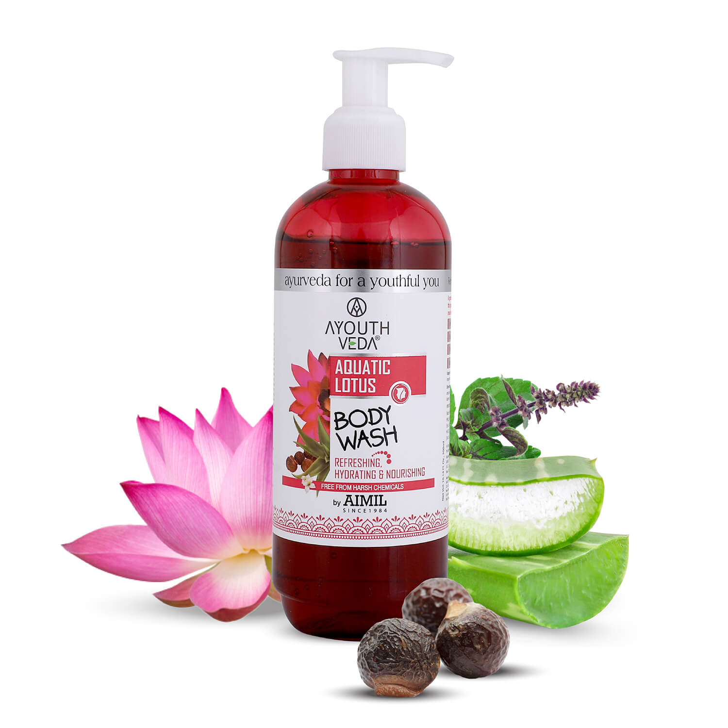 Aquatic Lotus Body Wash  With Super Hydrating & Refreshing Formula -(Net Qty-300ml) 300ml