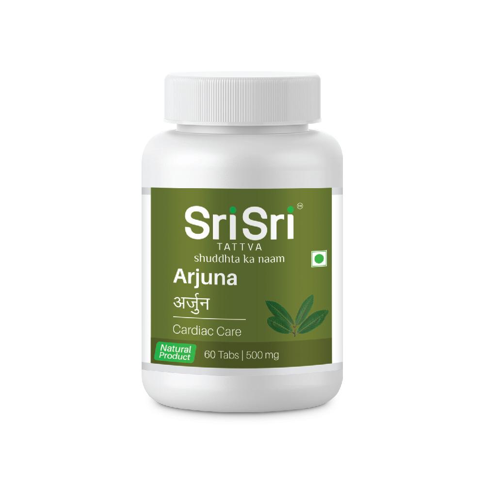 【Sri Sri Tattva】 Arjuna Cardiac Care Tablets｜ アルジュナ 心臓ケア タブレット｜ 60錠