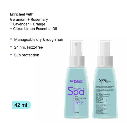 Aromatic Spa Hair Conditioning Serum SPF 15 42ml x 3