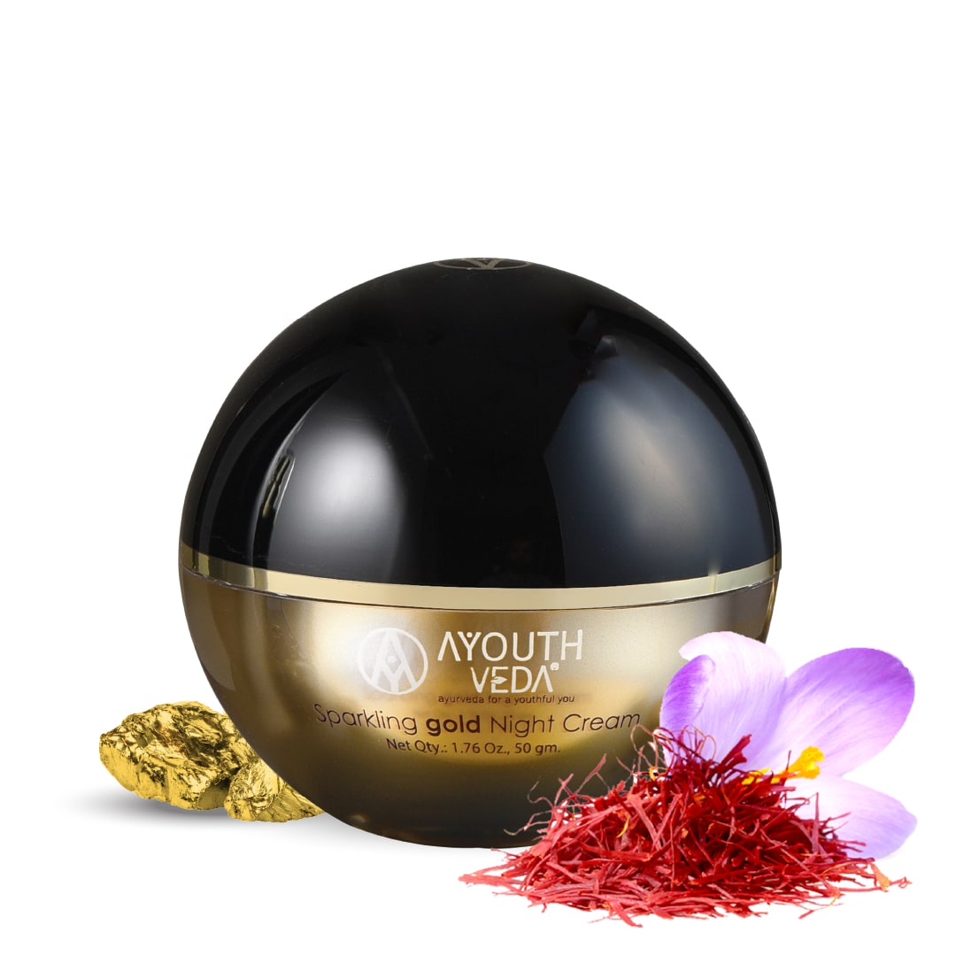 Sparkling Gold Night Cream With 24k Gold & Saffron - 30g 30g