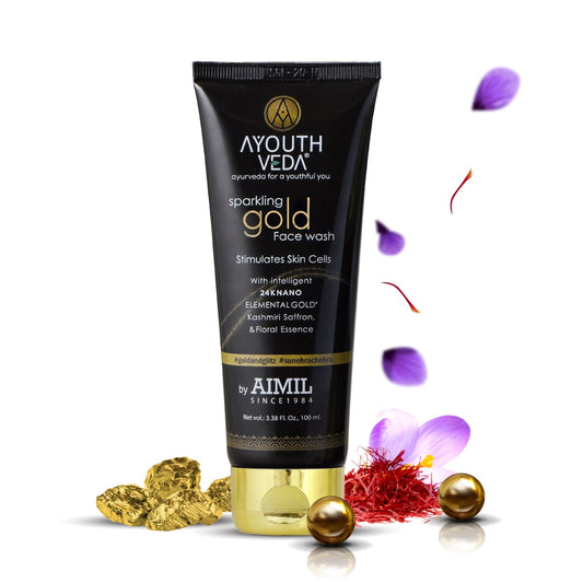 Sparkling Gold Face Wash With 24k Gold & Saffron (Net Qty-100 ml) 100ml