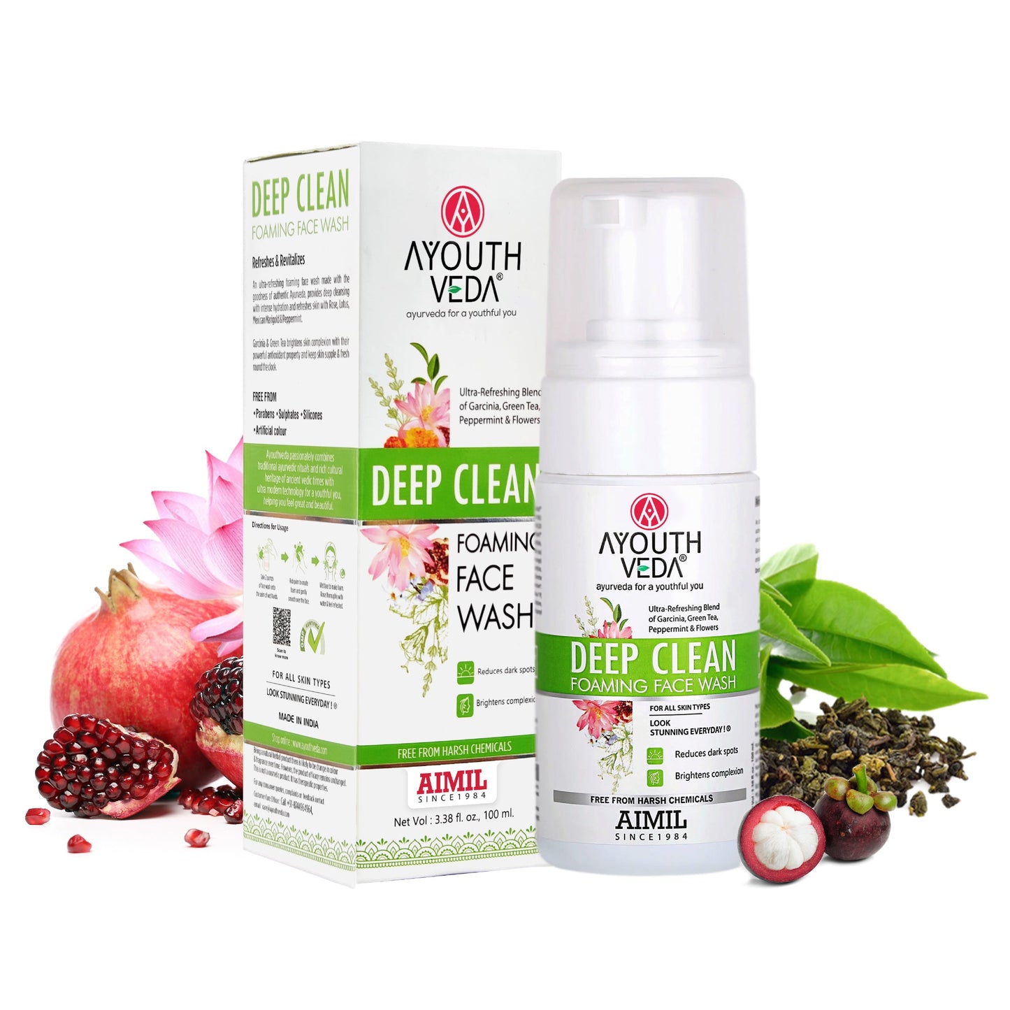 Deep Clean Foaming Face Wash With Ultra-Refreshing Formula ( Net Qty-100ml ) 100ml