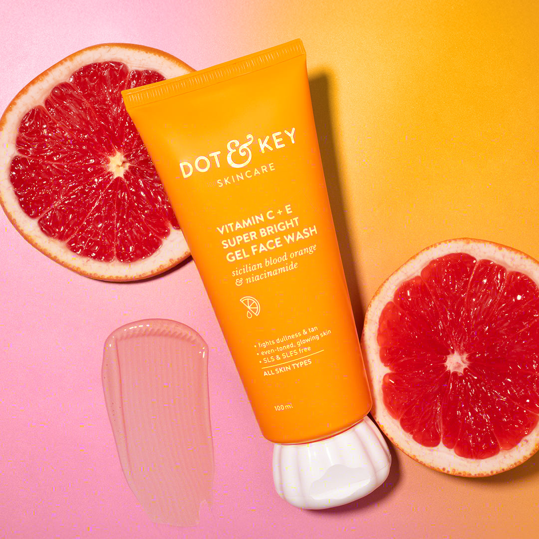 Vitamin C + E Gel Face Wash for Glowing Skin 175ml