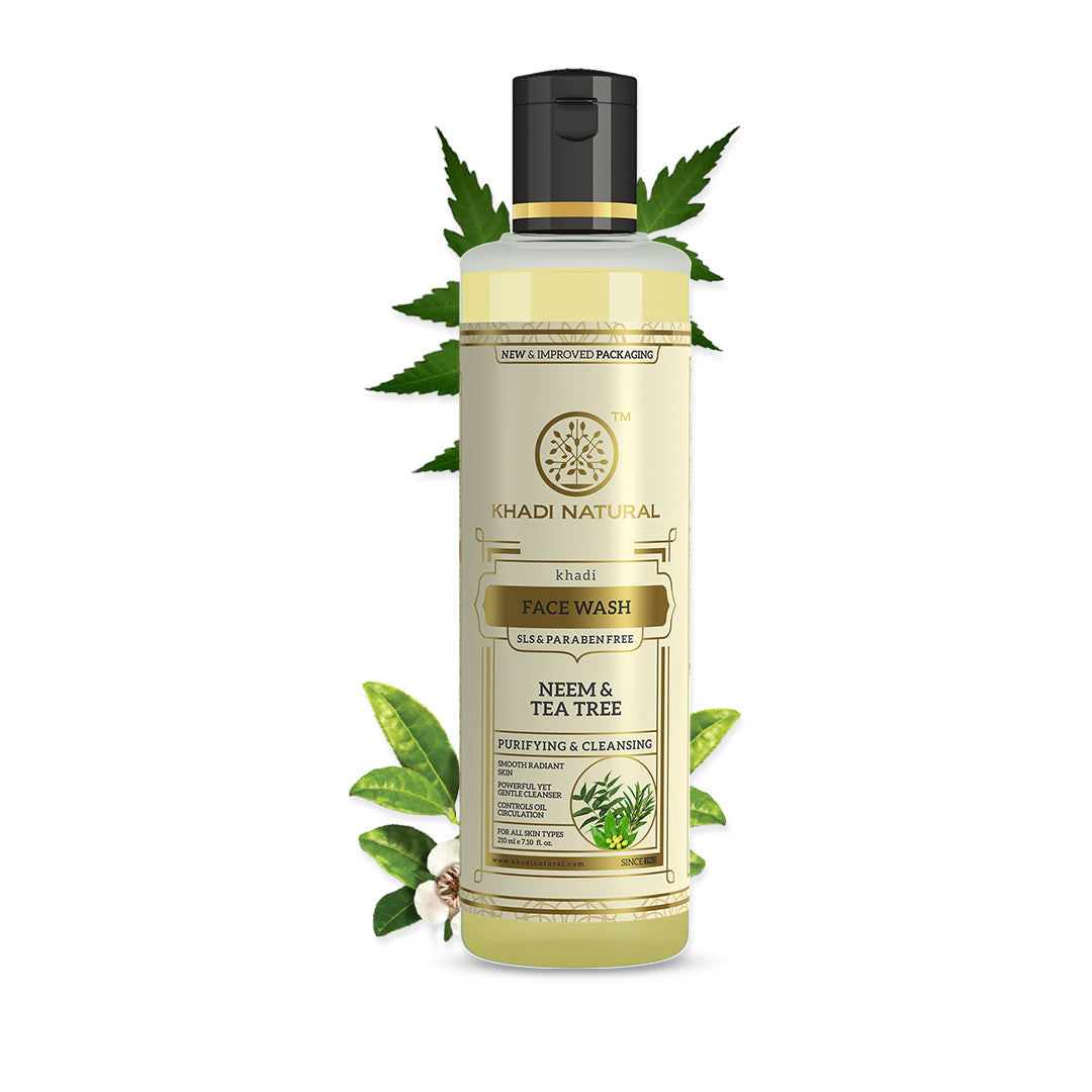 Neem & Tea Tree Face Wash SLS & Paraben Free 210ml