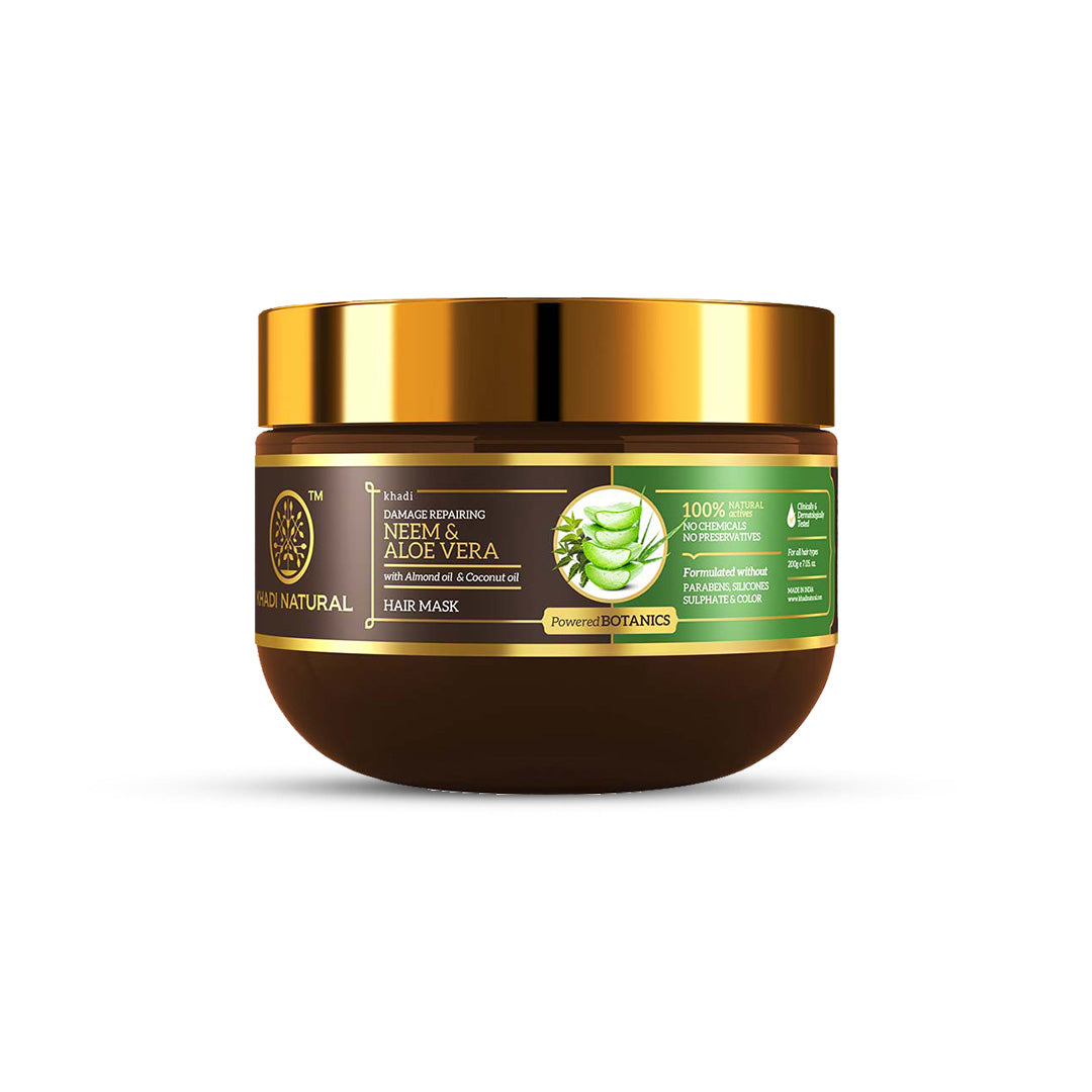 Neem & Aloe Vera Hair Mask - SLS, Paraben & Color Free 200gm